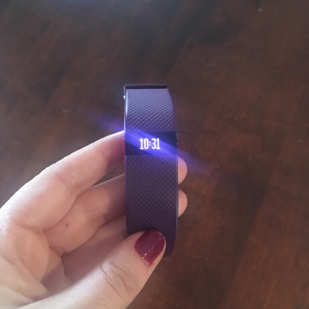 Fitbit Charge HR- purple, small